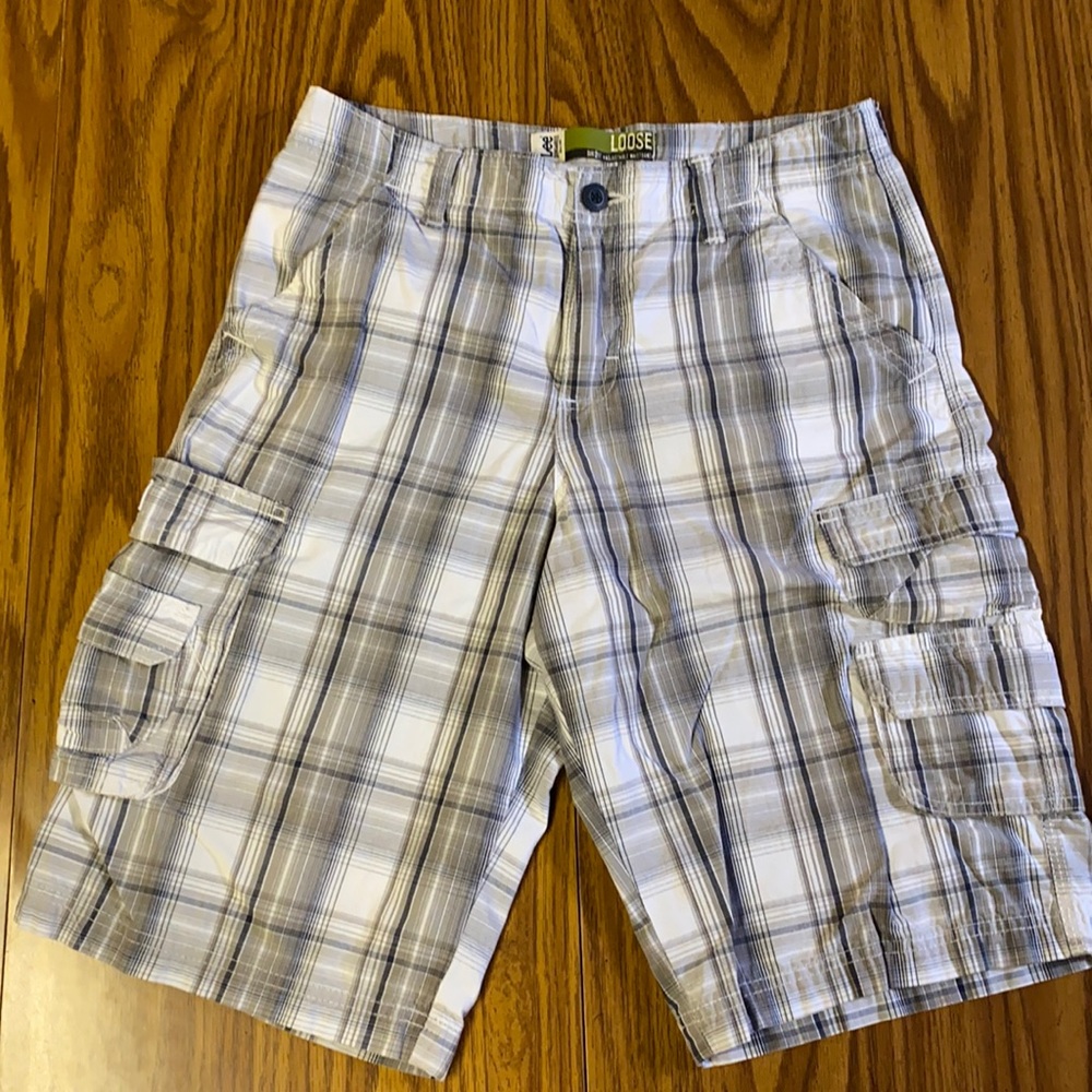 Boys cargo shorts, size 14